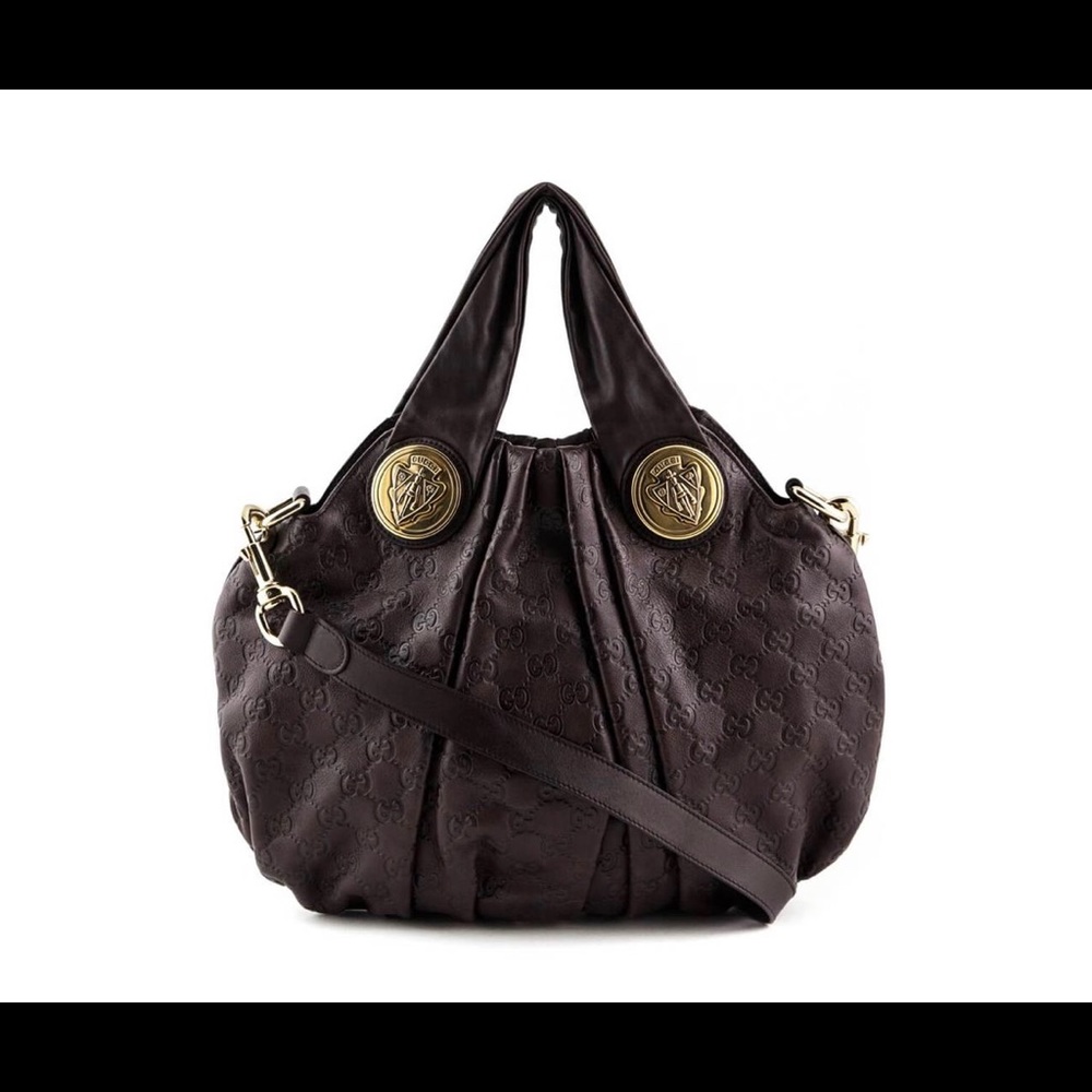 Brown Leather Guccissima Gucci Satchel Bag